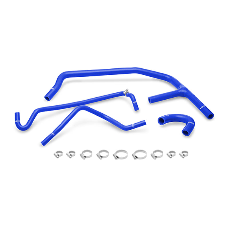 Mishimoto 15+ Ford Mustang EcoBoost Blue Silicone Ancillary Hose Kit - DTX Performance