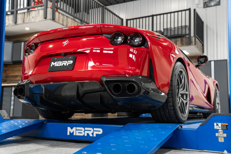 MBRP 12-21 Ferrari 812SF/812GTS/F12 6.3L/ 6.5L 3in Resonator Delete X-Pipe - T304 - DTX Performance