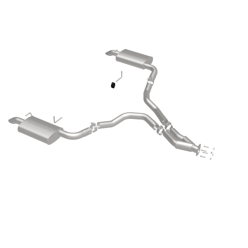 MagnaFlow 75-79 Chevy Corvette V8 5.7L Dual Split Rear Exit Stainless Cat-Back Perf Exhaust - DTX Performance