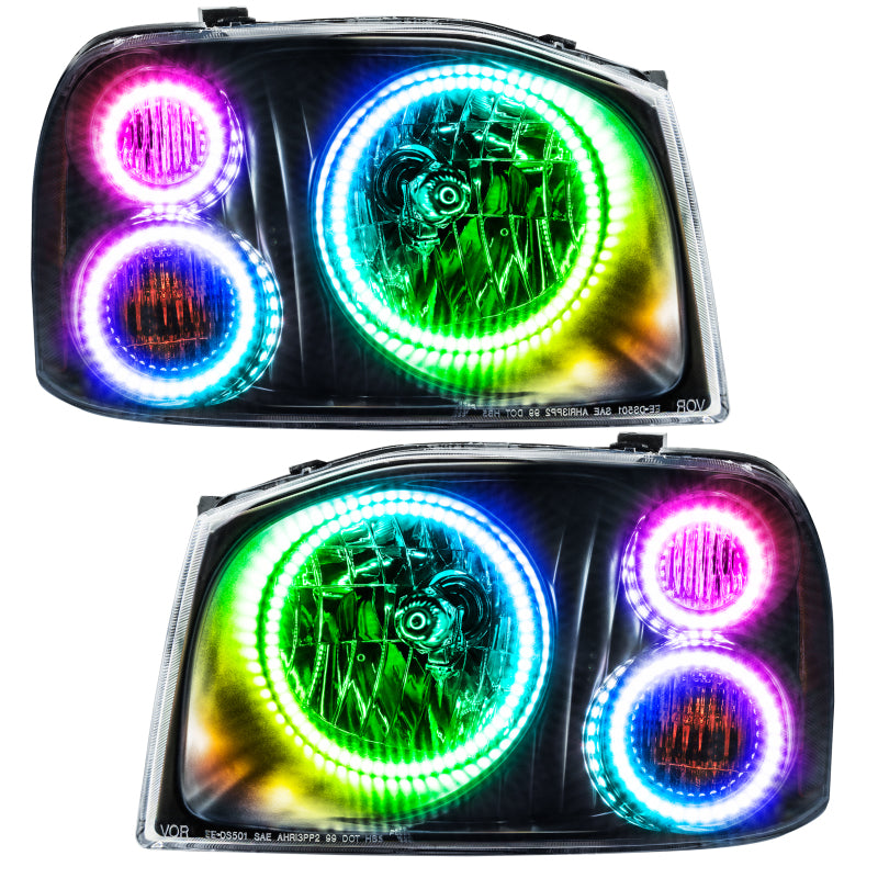 Oracle 01-04 Nissan Frontier SMD HL - Triple Halo - ColorSHIFT w/ 2.0 Controller - DTX Performance