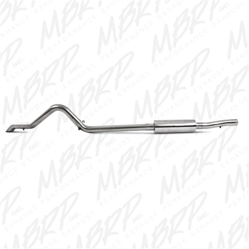 MBRP 2007-2009 Jeep Wrangler (JK) 3.8L V6 4 dr Off-Road Tail Pipe Muffler before Axle - DTX Performance