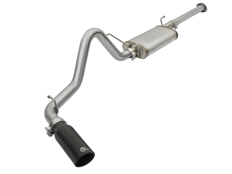 aFe MACHForce XP Cat Back SS Exhausts  Black Tips 05-12 Toyota Tacoma L4-2.7L - DTX Performance