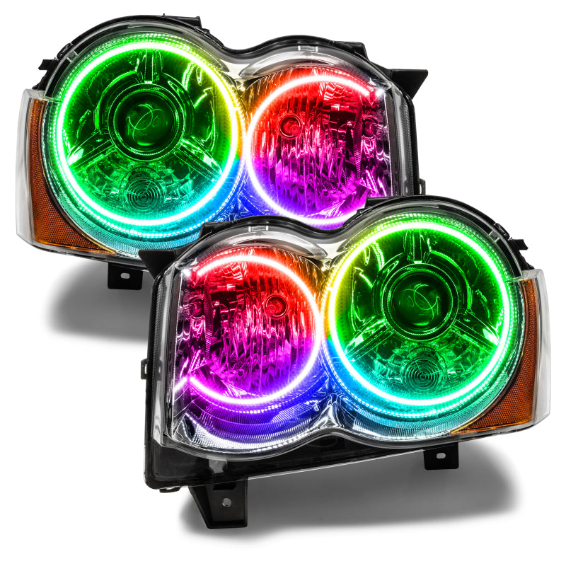 Oracle 08-10 Jeep Grand Cherokee SMD HL - HID - ColorSHIFT w/o Controller - DTX Performance