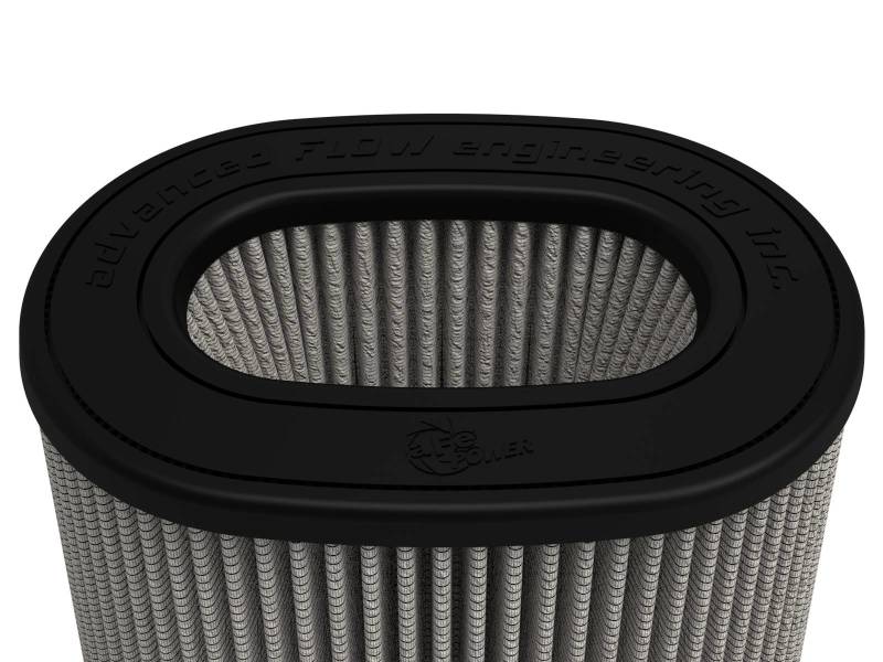 aFe MagnumFLOW Pro DRY S Air Filter (6 x 4)in F x (8-1/2 x 6-1/2)in B x (7-1/4 x 5)in T x 7-1/4in H - DTX Performance