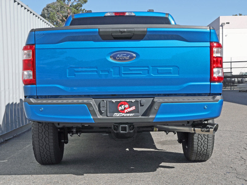 aFe Apollo GT 3in 409 SS Cat-Back Exhaust 2021 Ford F-150 V6 2.7L/3.5L (tt)/V8 5.0L w/ Polished Tips - DTX Performance