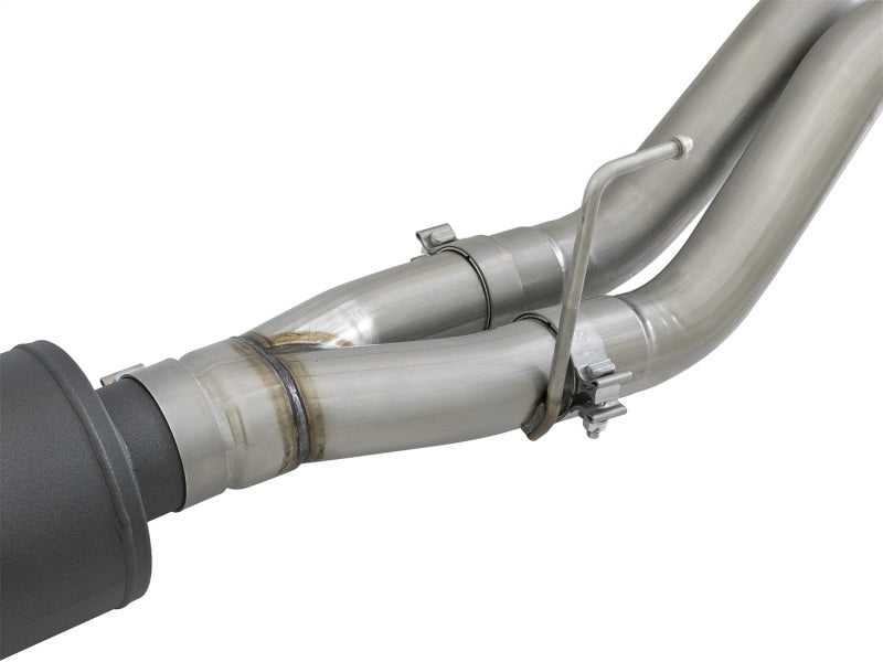 aFe MACH Force-Xp 3in to 3-1/2in 304 SS Cat-Back Exhaust w/Black Tip 17-18 Ford F-150 Raptor V6 3.5L - DTX Performance