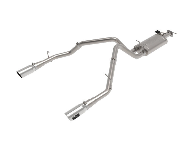 aFe Gemini XV 3in 304 SS Cat-Back Exhaust 19-21 Ram 1500 V8 5.7L Hemi w/ Polish Tips - DTX Performance