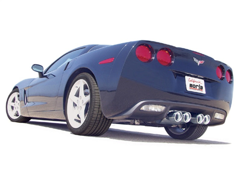 Borla 05-08 Chevrolet Corvette Coupe/Convertible 2dr 6.2L 8cyl AT/MT 6spd ATAK SS Catback Exhaust - DTX Performance