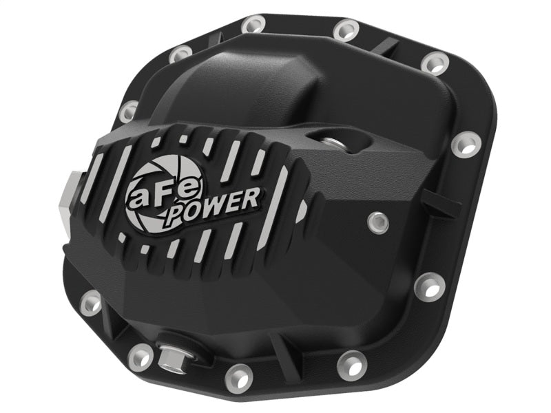 aFe Pro Series Front Differential Cover Black 2018+ Jeep Wrangler (JL) V6 3.6L (Dana M186) - DTX Performance