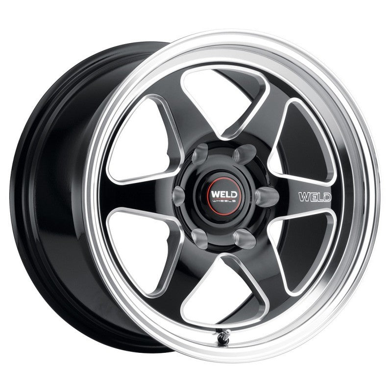 Weld S156 17x9.5 Ventura 6 Drag 6x127 ET35 BS6.625 Gloss BLK MIL DIA 78.1 - DTX Performance