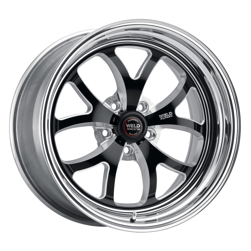 Weld S76 18x8 / 5x4.75 BP / 4.1in. BS Black Wheel (High Pad) - Non-Beadlock - DTX Performance