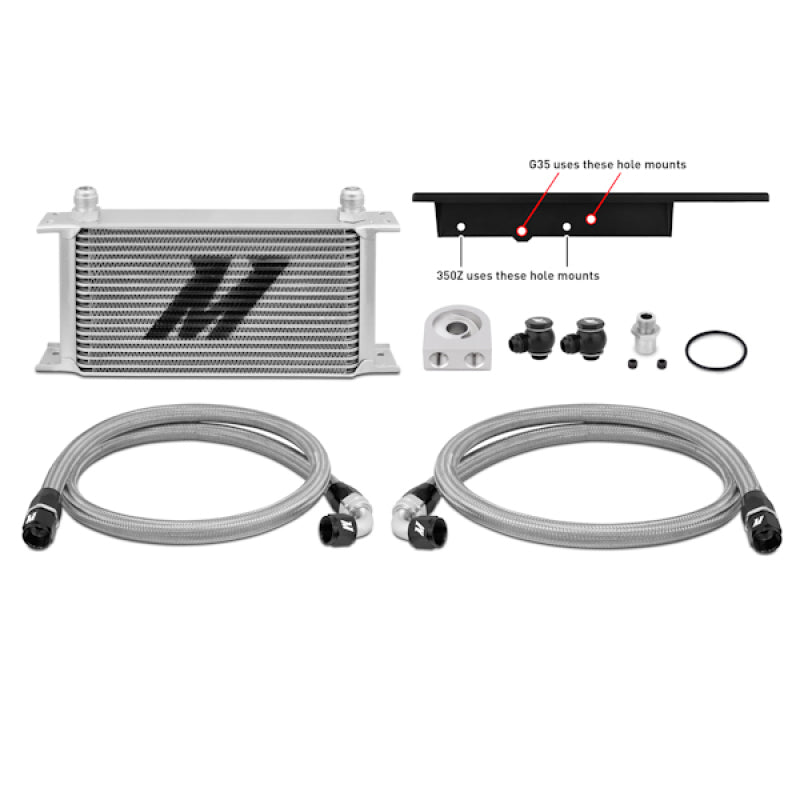 Mishimoto 03-09 Nissan 350Z / 03-07 Infiniti G35 (Coupe Only) Oil Cooler Kit - DTX Performance