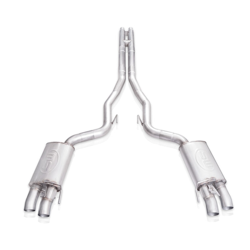 Stainless Works 2015+ Ford Shelby GT350 Legend Factory Connect H-Pipe Catback Exhaust w/Valves - DTX Performance