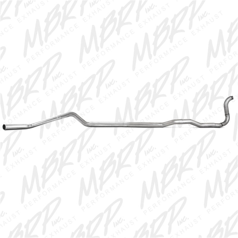 MBRP 88-93 Dodge 2500/3500 Cummins 4WD Turbo Back Single Side Exit No Muffler PLM Series Exhaust - DTX Performance