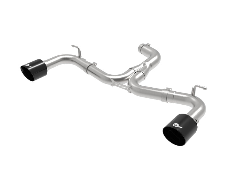 aFe 18-20 VW GTI (MK7.5) 2.0L MACH Force-Xp 3in to 2.5in 304 SS Axle-Back Exhaust System-Black Tips - DTX Performance