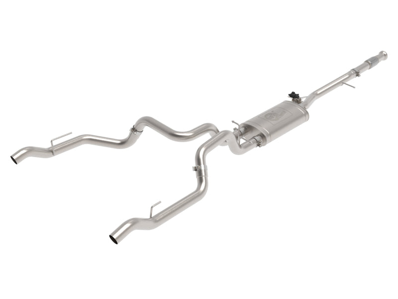 aFe Gemini XV 3in 304 SS Cat-Back Exhaust w/ Cutout 19-21 GM Silverado/Sierra 1500 V8 - DTX Performance