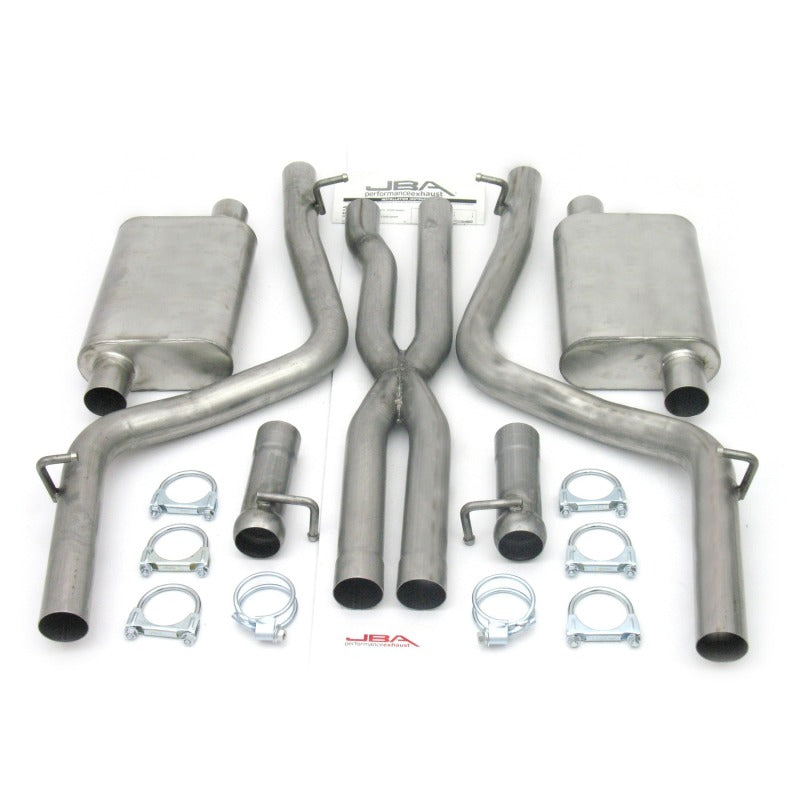 JBA 08-14 Dodge Challenger 5.7L 409SS Dual Rear Exit Cat-Back Exhaust - DTX Performance