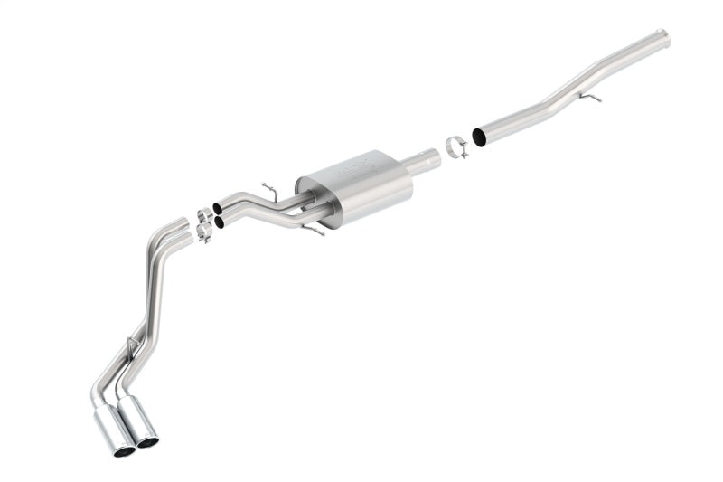 Borla 14 Silv/Sierra 1500 EC Std/CC Short 143.5in WB ATAK Dual Rolled Side Exit Cat-Back Exhaust - DTX Performance