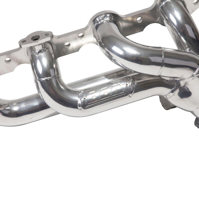 BBK 99-04 GM Truck SUV 4.8 5.3 Shorty Tuned Length Exhaust Headers - 1-3/4 Silver Ceramic - DTX Performance