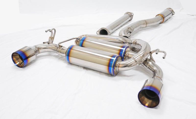 MXP 08-15 Mitsubishi Evolution 10 w/2 Section Pipes T304 SP Exhaust System w/Dual Exit - DTX Performance