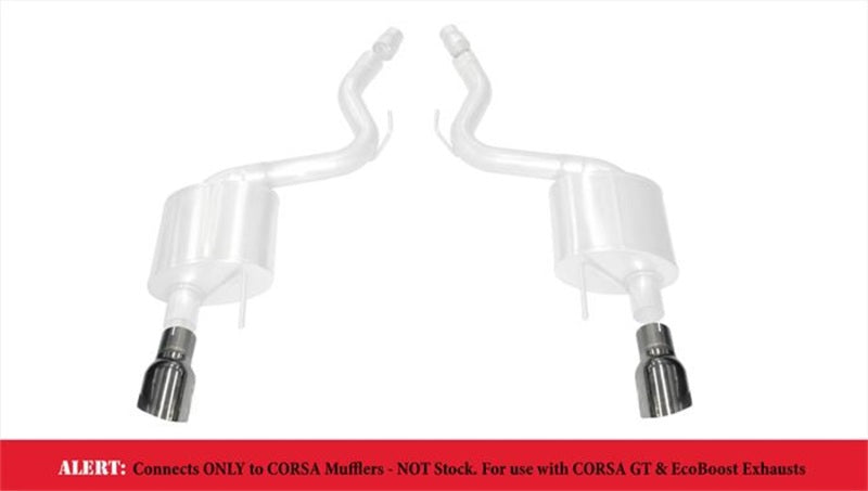 Corsa 15-17 Ford Mustang GT 3.0in Inlet / 4.5in Outlet Polished Tip Kit (For Corsa Exhaust Only) - DTX Performance