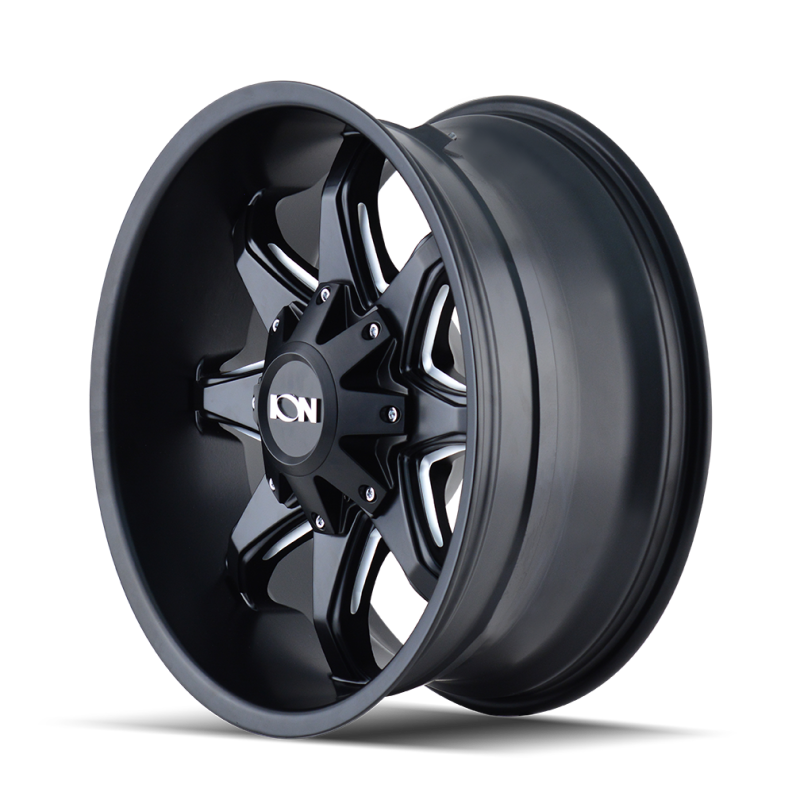 ION Type 181 20x12 / 5x127 BP / -44mm Offset / 87mm Hub Satin Black/Milled Spokes Wheel - DTX Performance