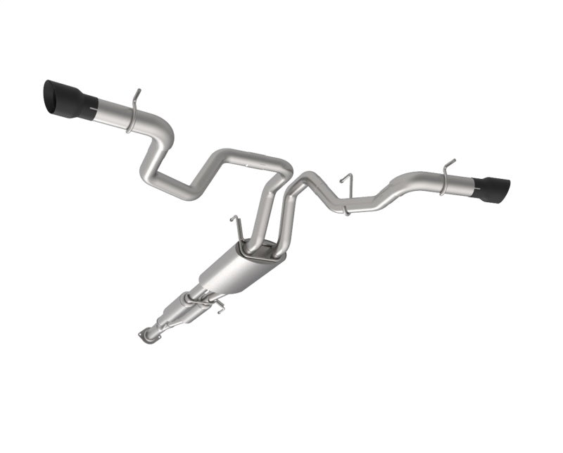 Kooks 2021+ Ford F150 2.7/3.5/5.0L 3in Dual Cat-Back Side Exit Exhaust w/Black Tips - DTX Performance