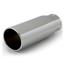 Load image into Gallery viewer, Banks Power Tailpipe Tip Kit - SS Round Straight Cut - Chrome - 3.5in Tube - 4.38in X 12in - DTX Performance