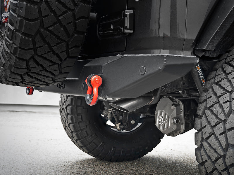 aFe MACHForce XP 18-20 Jeep Wrangler (JL) L4-2.0L (t) 3in 409 SS Cat-Back Hi-Tuck Exhaust - DTX Performance