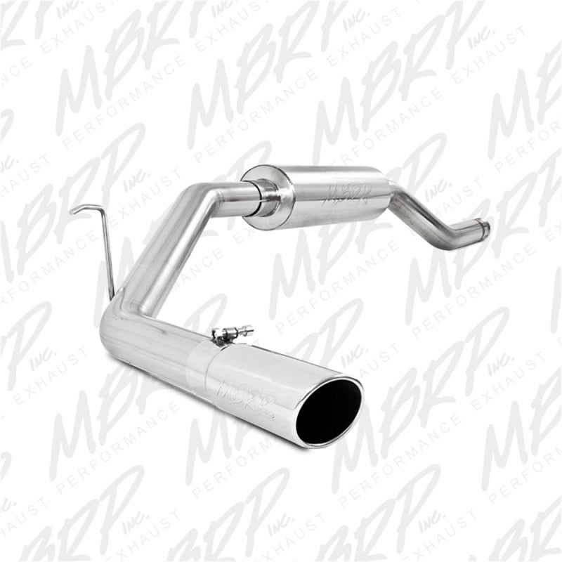 MBRP 00-06 Toyota Tundra All 4.7L Models Resonator Back Single Side Exit Aluminized Exhaust System - DTX Performance