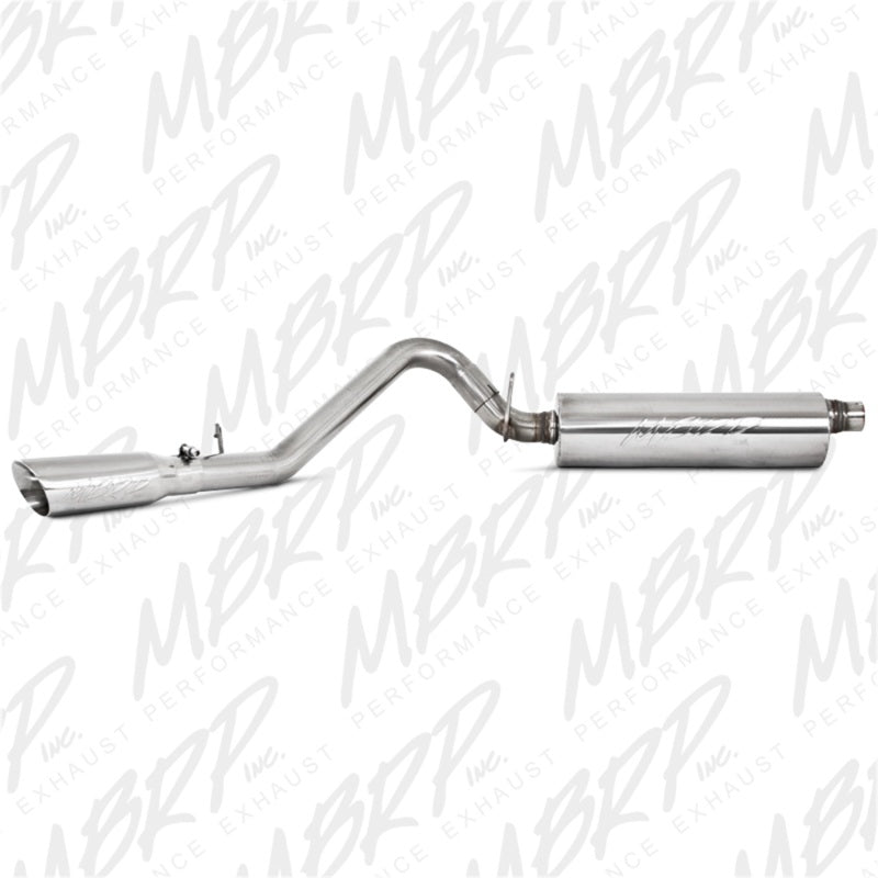 MBRP 1997-1999 Jeep Wrangler (TJ) Inline-4 2.5L Inline-6 4.0L Cat Back Single - DTX Performance