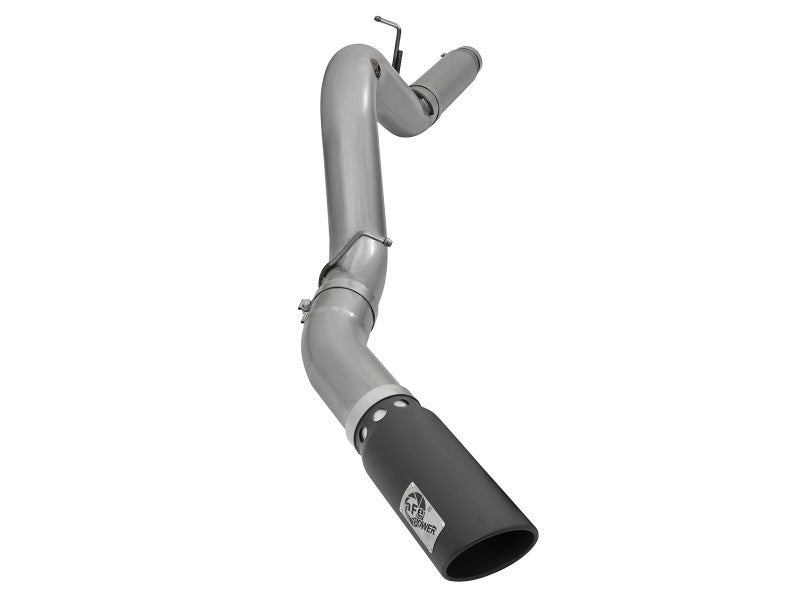 aFe LARGE Bore HD 5in Exhausts DPF-Back SS w/ Black Tips 16-17 GM Diesel Truck V8-6.6L (td) LML/L5P - DTX Performance