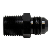 Load image into Gallery viewer, DeatschWerks 8AN Male Flare to 1/2in Male NPT Adapter - Anodized Matte Black - DTX Performance