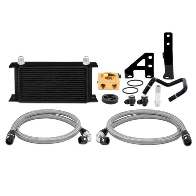 Mishimoto 2015 Subaru WRX Thermostatic Oil Cooler Kit - Black - DTX Performance