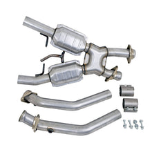 Load image into Gallery viewer, BBK 86-93 Mustang 5.0 High Flow X Pipe With Catalytic Converters - 2-1/2 - DTX Performance