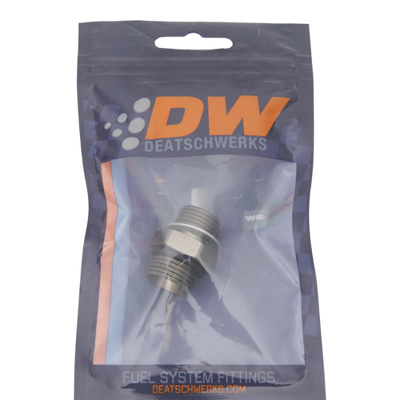 DeatschWerks 8AN ORB Male To 16 X 1.5 Metric Male (Incl O-Ring and Crush Washer) - DTX Performance