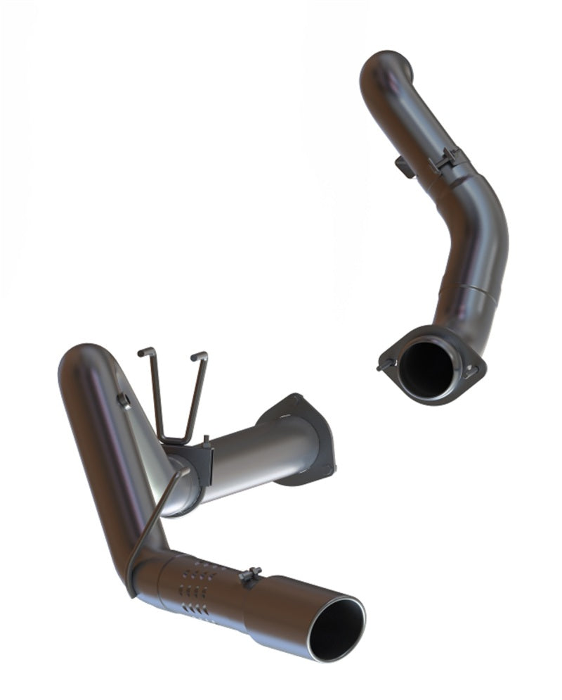 MBRP 2015 Ford F250/350/450 6.7L 4in Single Side Exit T409 Exhaust w/ Down Pipe Includes 5in Tip - DTX Performance