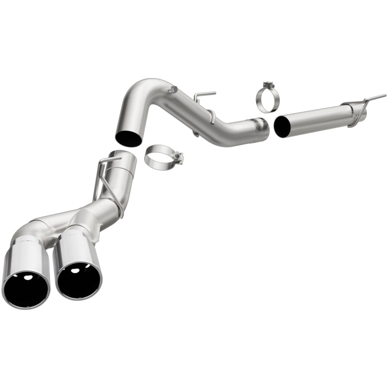 MagnaFlow CatBack 2018 Ford F-150 V6-3.0L Dual Exit Polished Stainless Exhaust - MF Series - DTX Performance