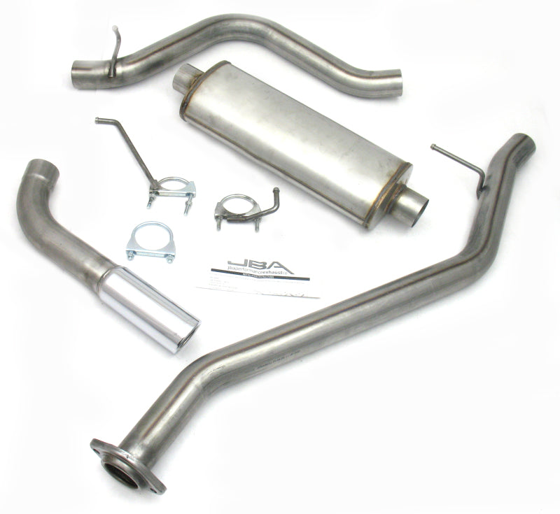 JBA 99-06 Chevrolet Silverado1500 Ext Cab Short Bed 4.3-5.3L 409SS Single Cat-Back Exhaust - DTX Performance