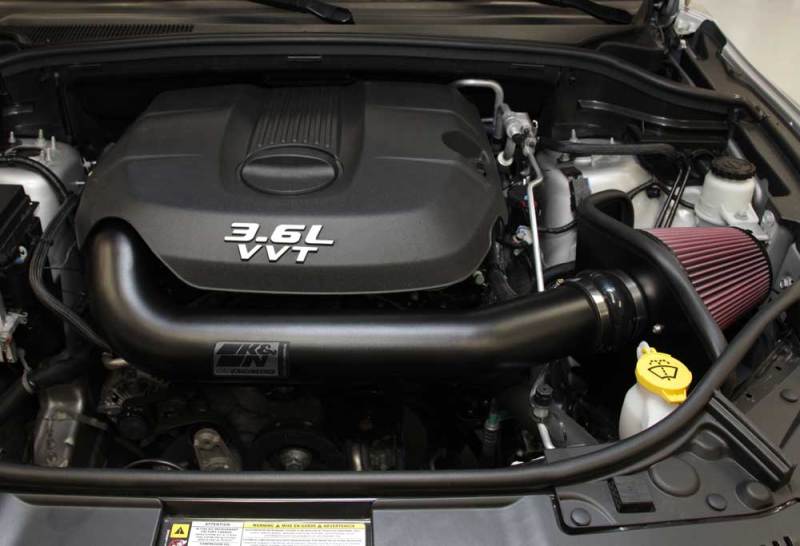 K&N High Flow Performance Intake Kit 11 Jeep Grand Cherokee 3.6L V6 / 11 Dodge Durango 3.6L V6 - DTX Performance