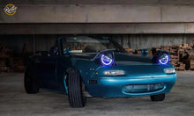 Load image into Gallery viewer, Oracle Pre-Installed Lights 7 IN. Sealed Beam - Blue Halo - DTX Performance