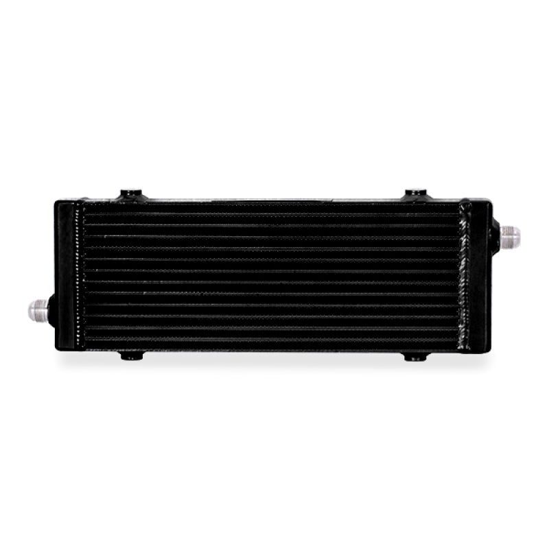 Mishimoto Universal Medium Bar and Plate Cross Flow Black Oil Cooler - DTX Performance