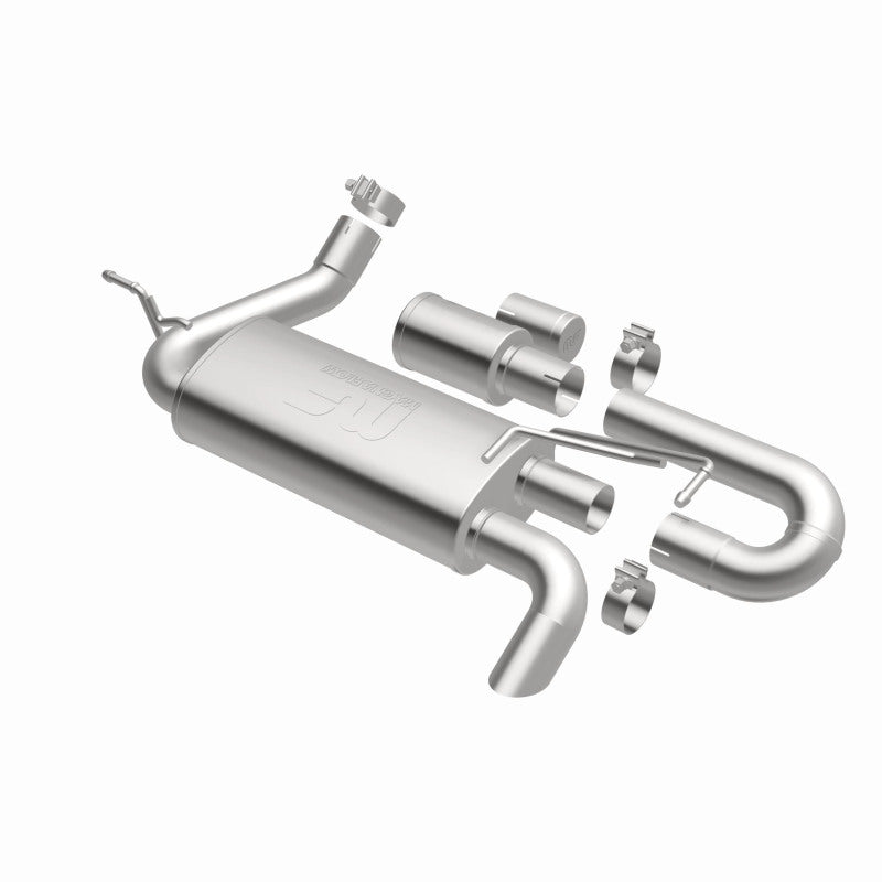 MagnaFlow 07-18 Jeep Wrangler JK Overland Series Axle-Back Exhaust System - DTX Performance