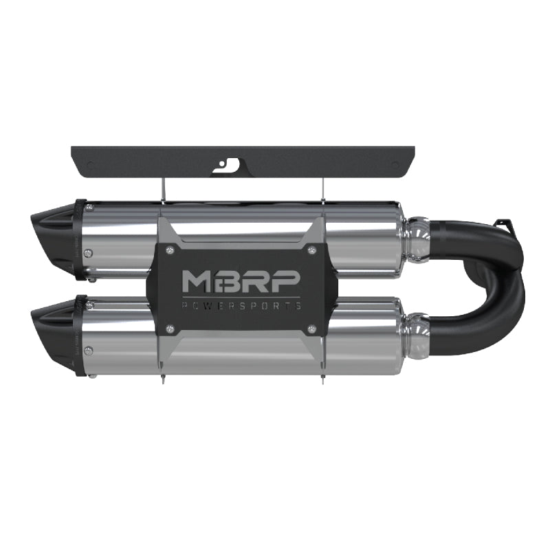 MBRP 2014 Polaris RZR XP 1000 Stacked Dual Slip-On Performance Series Exhaust - DTX Performance