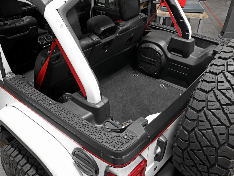 aFe 18-22 Jeep Wrangler JL (4-Door Models w/ 3-Piece Hard-Top Only) Terra Guard Tub Rail Covers - DTX Performance