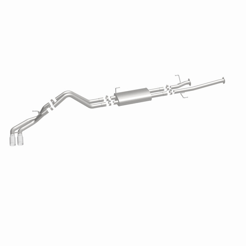 MagnaFlow 14 Toyota Tundra V8 4.6L/5.7L Stainless C/b Exhaust Dual same side pass. rear tire - DTX Performance