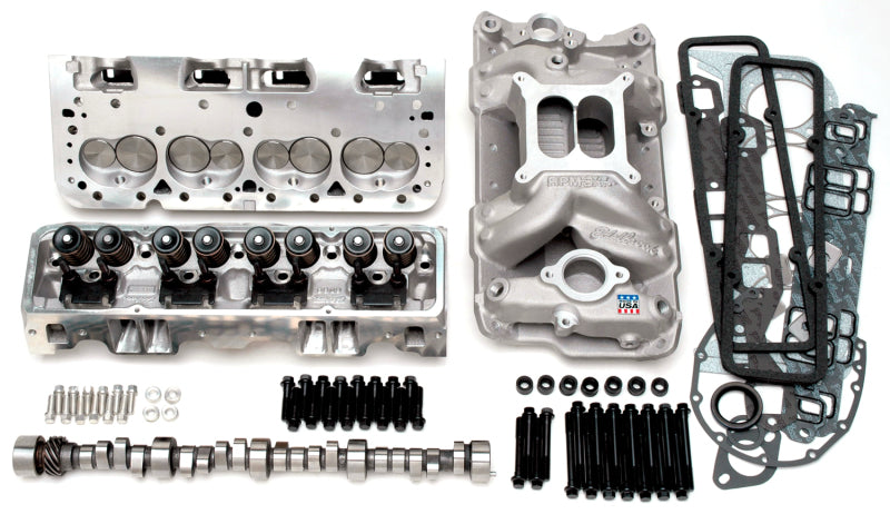 Edelbrock 435Hp Total Power Package Top-End Kit for Use On 1955 And Later SB-Chevy - DTX Performance