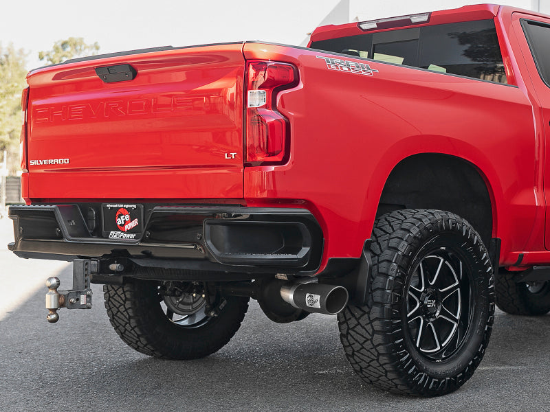 afe Apollo GT Series 2019 GM Silverado/Sierra 1500 4.3L/5.3L 409 SS CatBack Exhaust System w/Blk Tip - DTX Performance