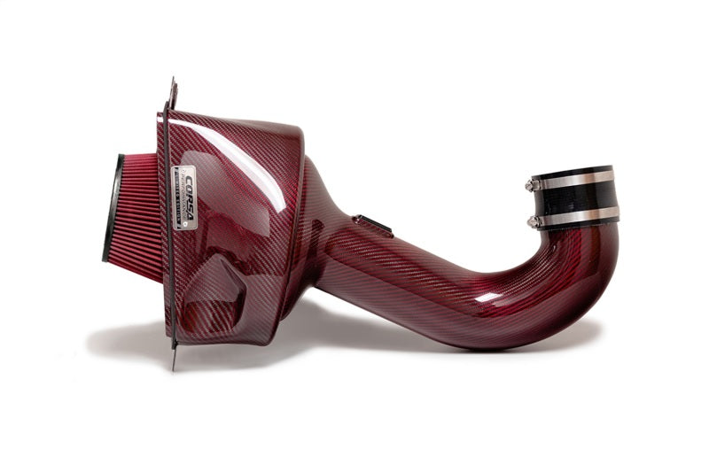 Corsa 14-19 Chevrolet Corvette C7 6.2L V8 Red Carbon Fiber Air Intake (Does Not Fit Z06/ZR1) - DTX Performance