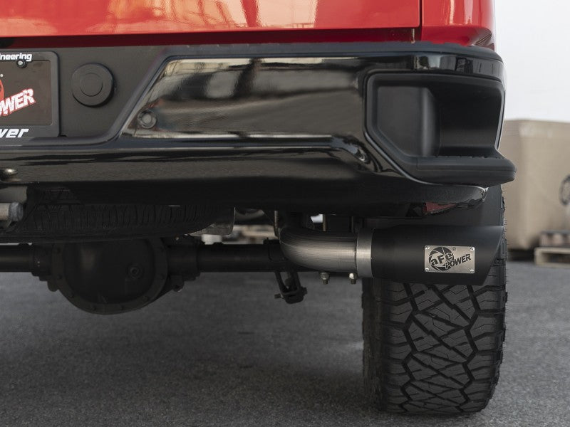 AFE Apollo GT Series 19-20 GM 1500 2.7L (T) 409 SS CB Exhaust System w/Black Tip - DTX Performance